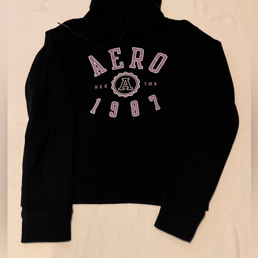 Black and purple aero pastel hoodie